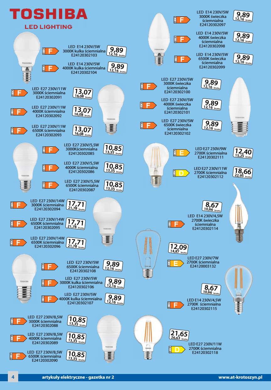 A-T Oświetlenie - Elektryka Gazetka promocyjna