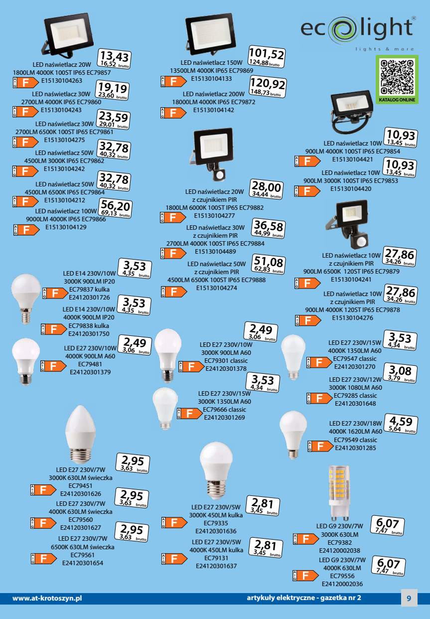 A-T Oświetlenie - Elektryka Gazetka promocyjna