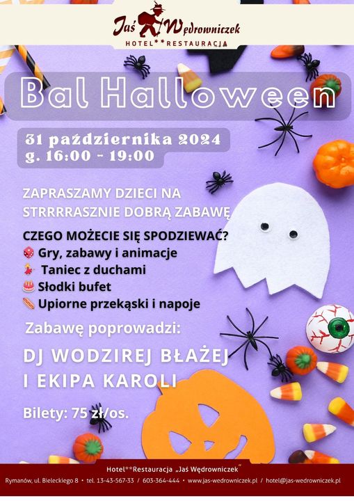 Bal Halloween w Jasiu Wędrowniczu