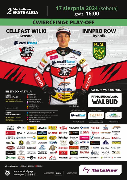 Cellfast Wilki Krosno - Innpro ROW Rybnik