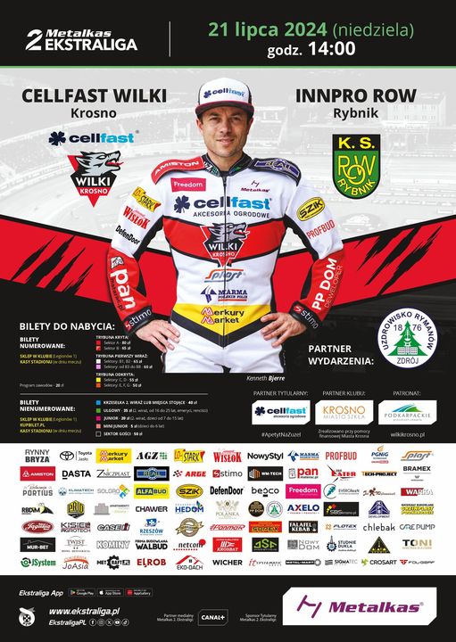 Cellfast Wilki Krosno - Innpro Row Rybnik