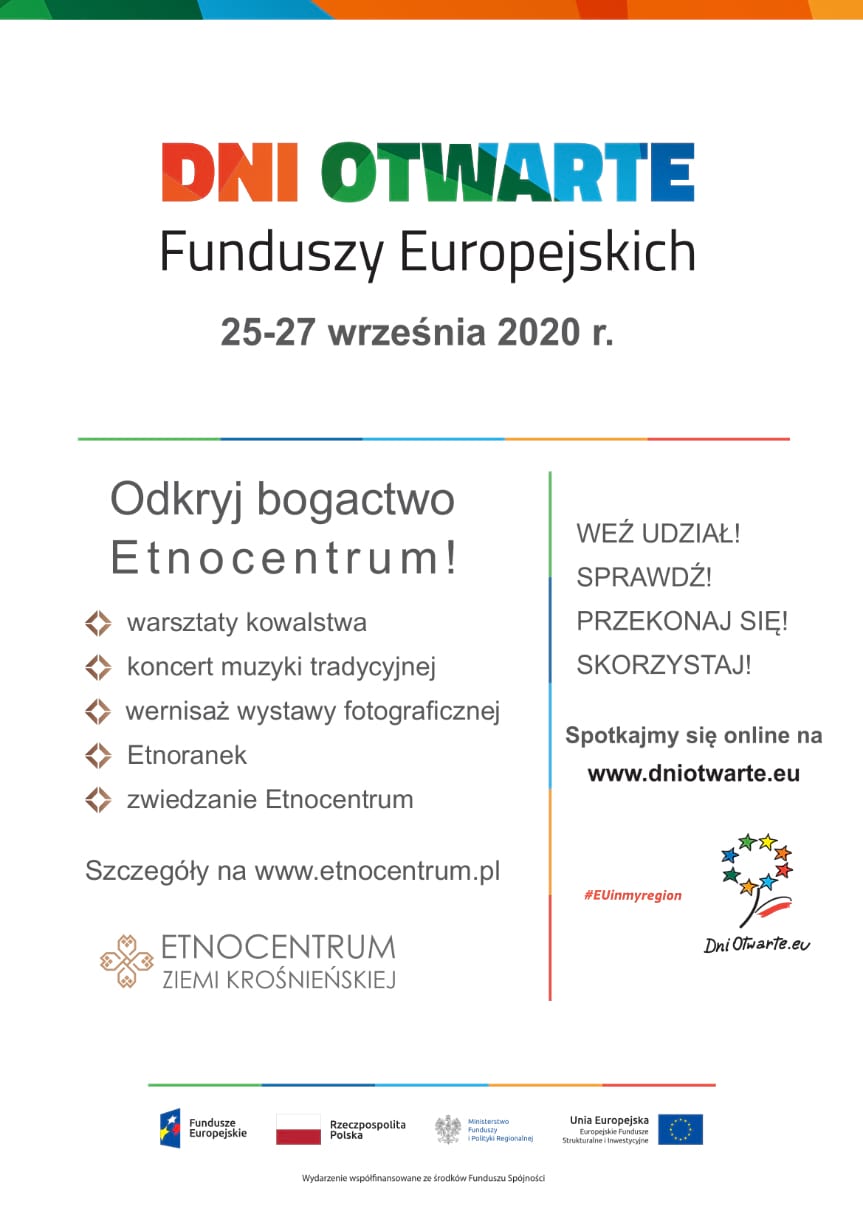 Dni Otwarte funduszy Europejskich w Etnocentrum