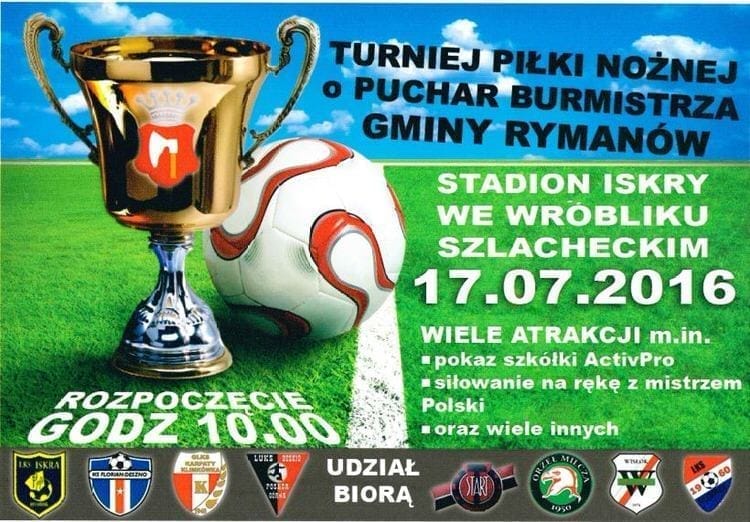 Turniej o Puchar Burmistrza Gminy Rymanów w piłce nożnej