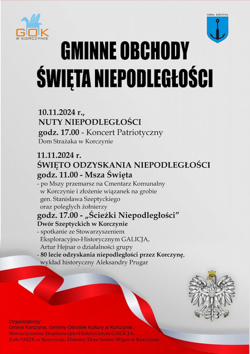 Gminne Obchody Święta Niepodległości w Korczynie