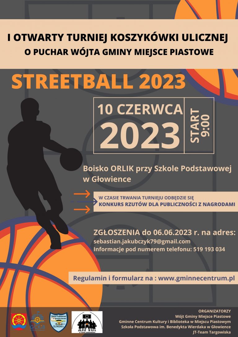 I Otwarty Turniej Koszykówki Ulicznej o Puchar Wójta Gminy Miejsce Piastowe Streetball