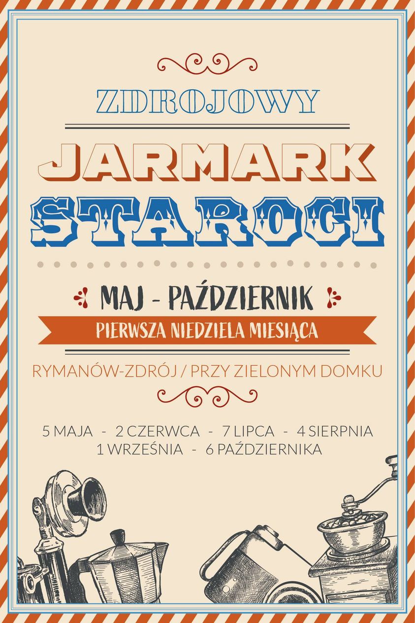 Jarmark staroci w Rymanowie-Zdroju