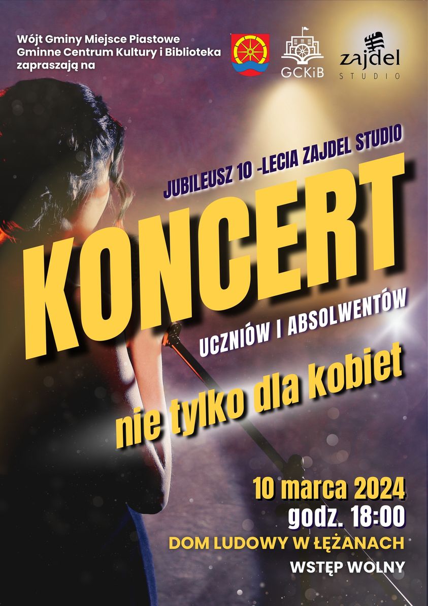 Jubileusz 10-lecia Zajdel Studio. Koncert uczniów i absolwentów nie tylko dla kobiet