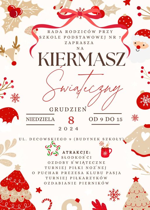 Kiermasz Świąteczny w SP nr 7 w Krośnie