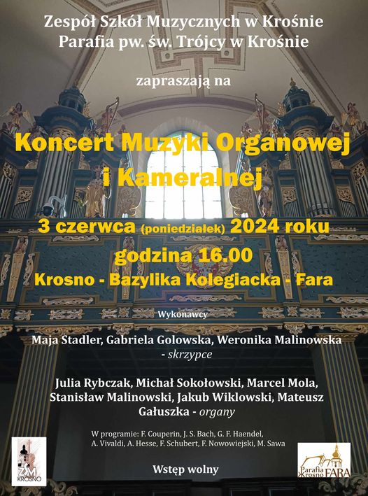 Koncert Muzyki Organowej i Kameralnej