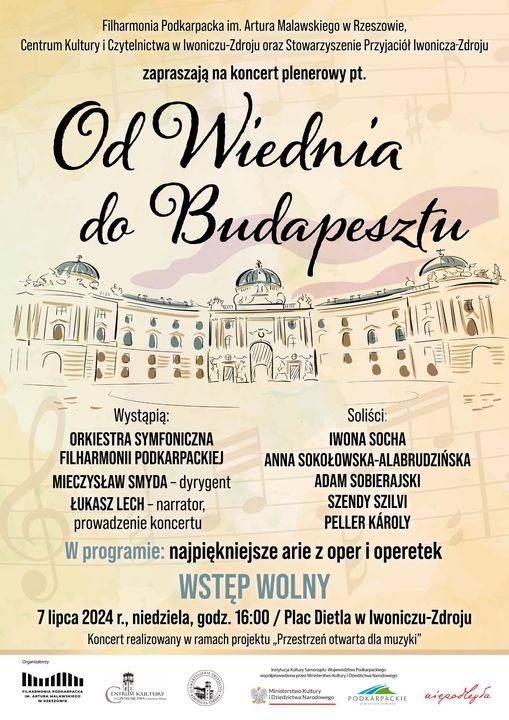 Koncert plenerowy "Od Wiednia do Budapesztu"