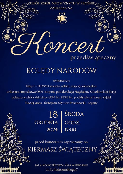 Koncert przedświąteczny "Kolędy Narodów"