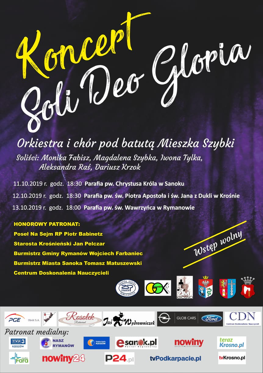 Koncert Soli Deo Gloria