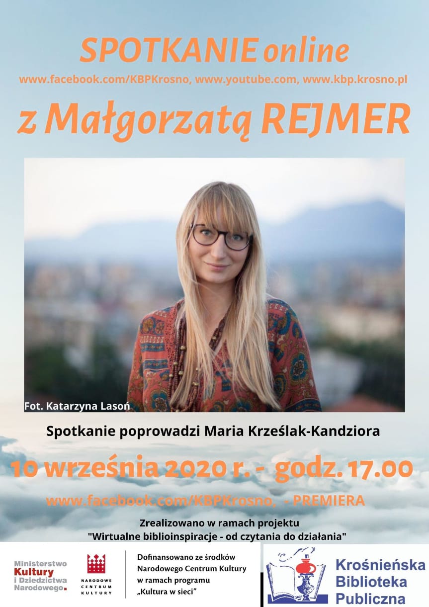 Małgorzata Rejmer – spotkanie online