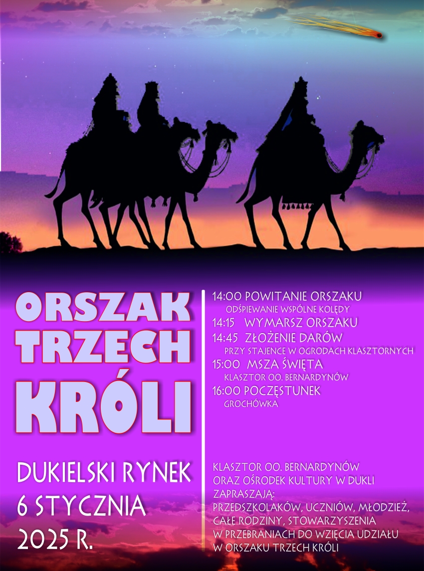 Orszak Trzech Króli w Dukli