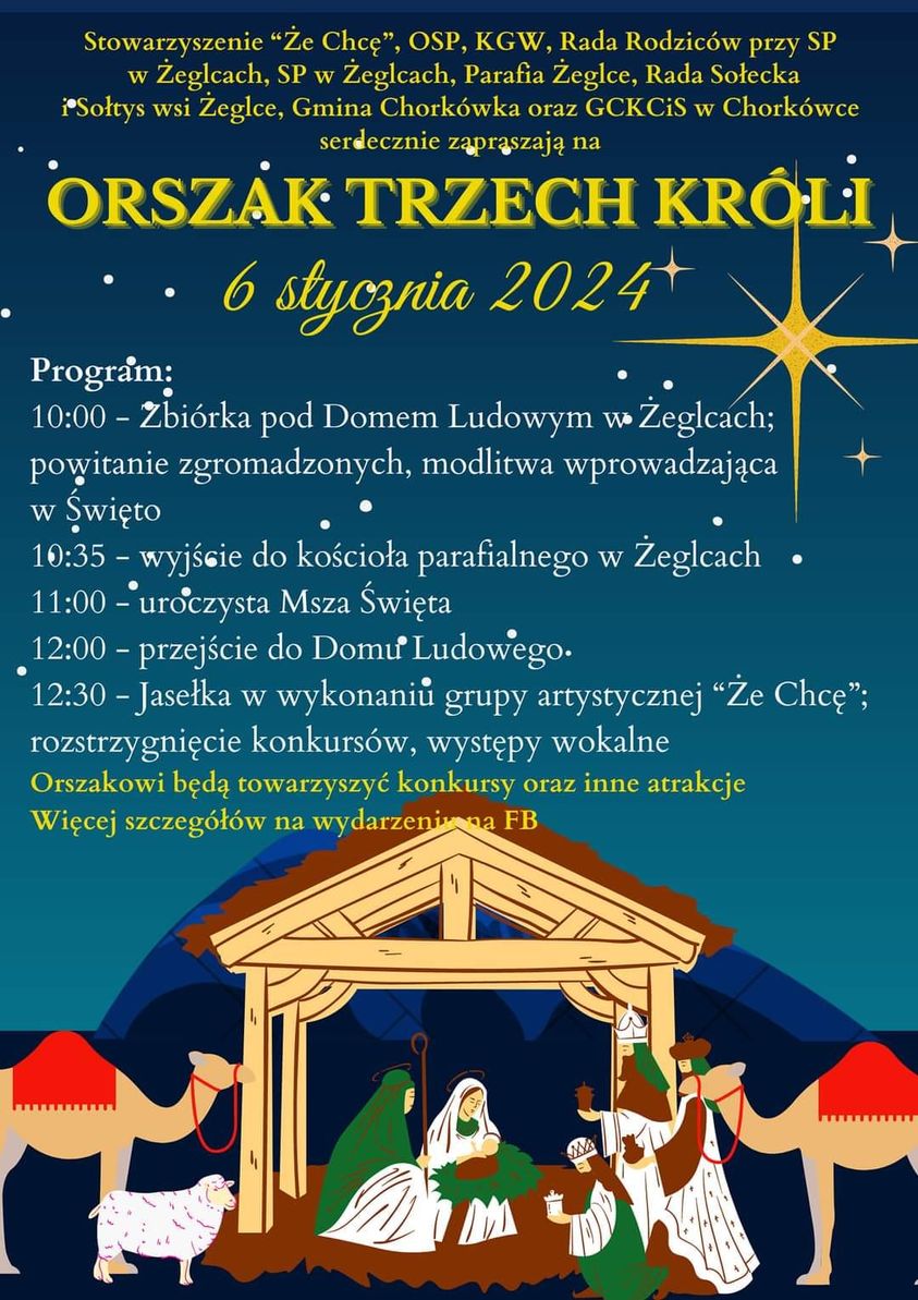 Orszak Trzech Króli w Żeglcach