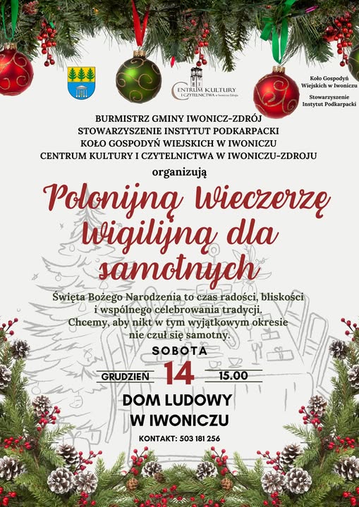 Polonijna Wieczerza Wigilijna dla osób samotnych