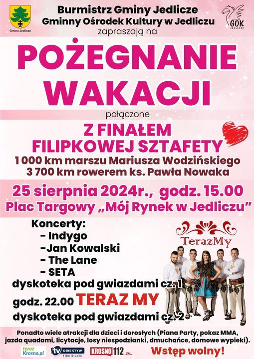 Pożegnanie wakacji połączone z finałem Filipkowej Sztafety