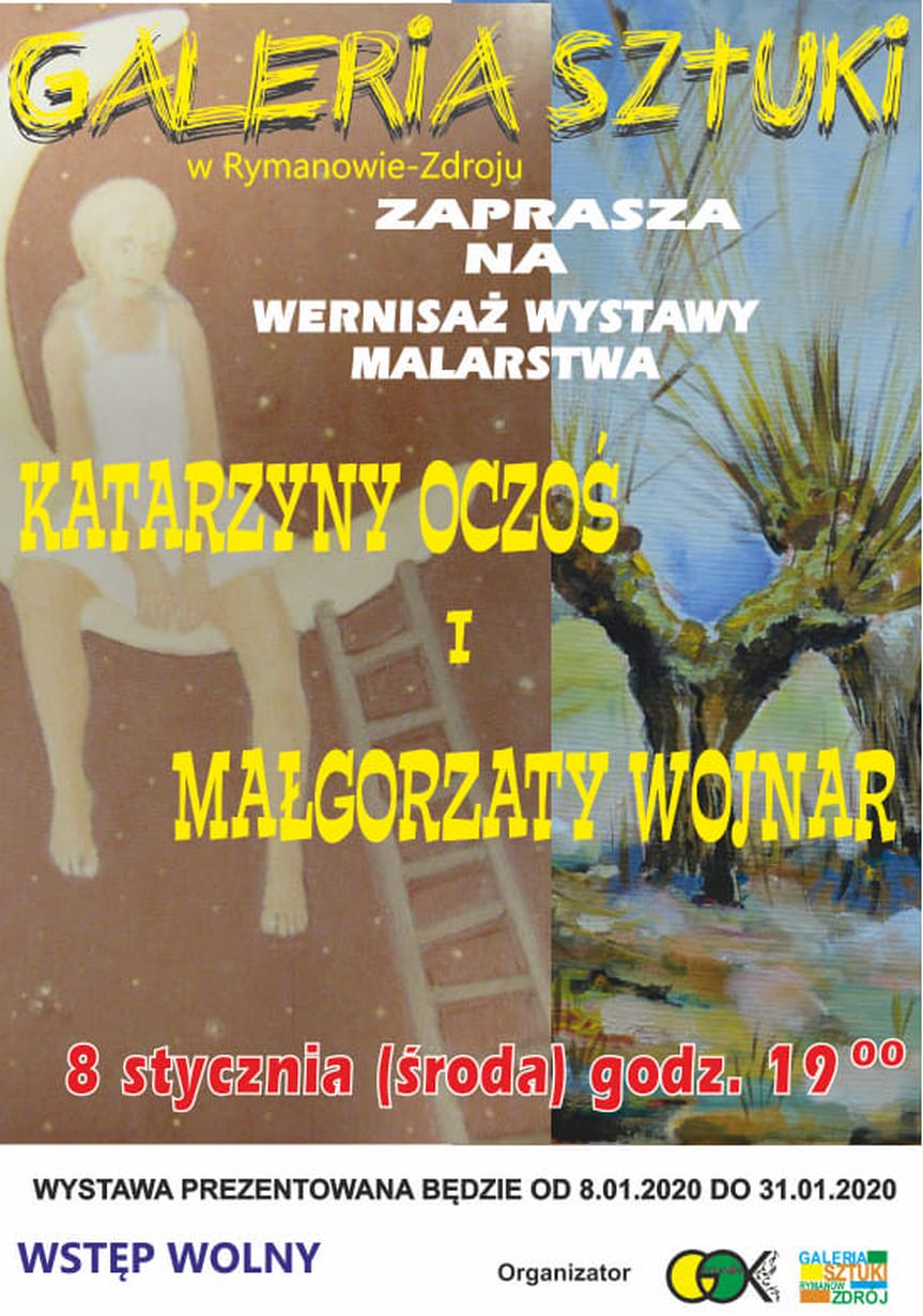 Wernisaż wystawy malarstwa Katarzyny Oczoś i Małgorzaty Wojnar