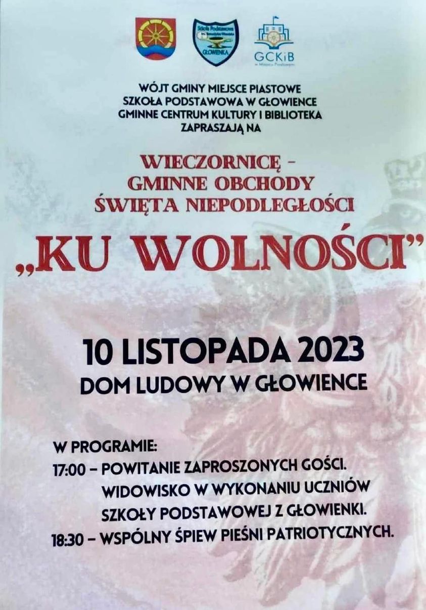 Wieczornica - Gminne Obchody Święta Niepodległości "Ku Wolności"