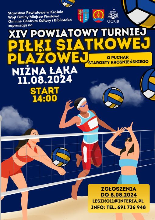 XIV Powiatowy Turniej Piłki Siatkowej Plażowej o Puchar Starosty