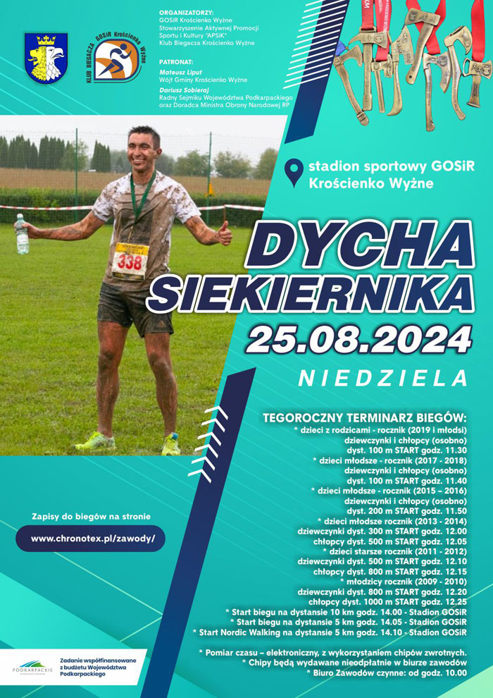 XVIII Bieg "Dycha Siekiernika" w Krościenku Wyżnym