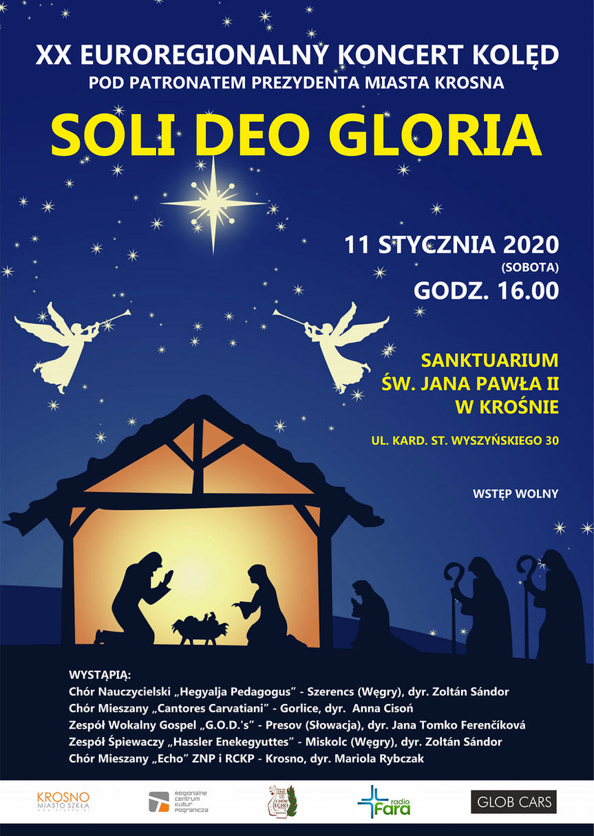XX Euroregionalny Koncert Kolęd "Soli Deo Gloria"