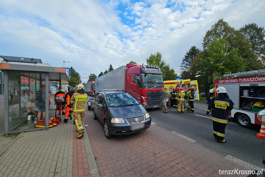 Potracenie w Krośnie