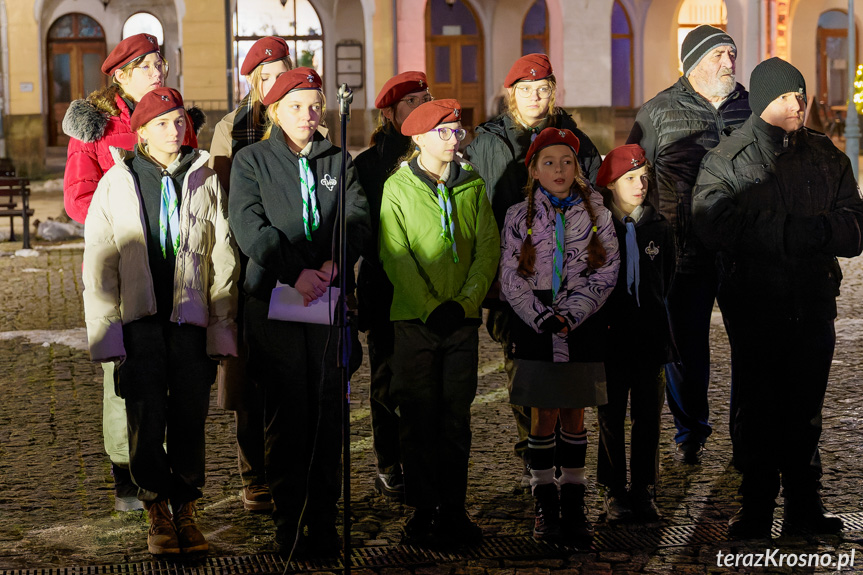 Spotkanie Wigilijne na Rynku w Krośnie