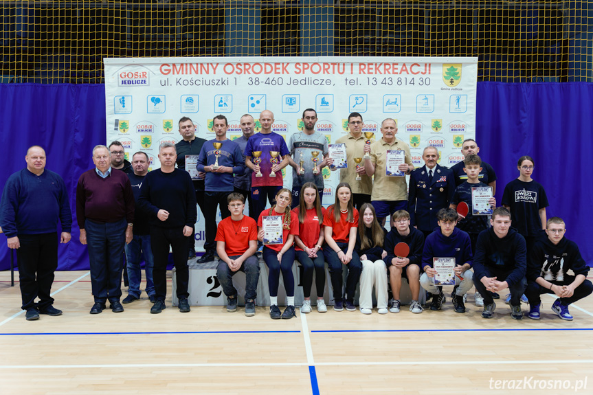 Gminny Strażacki Turniej Tenisa Stołowego o Puchar Burmistrza Gminy Jedlicze