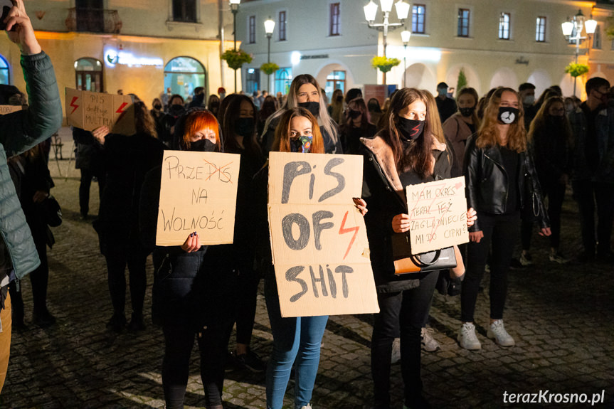 protest kobiet w Krośnie