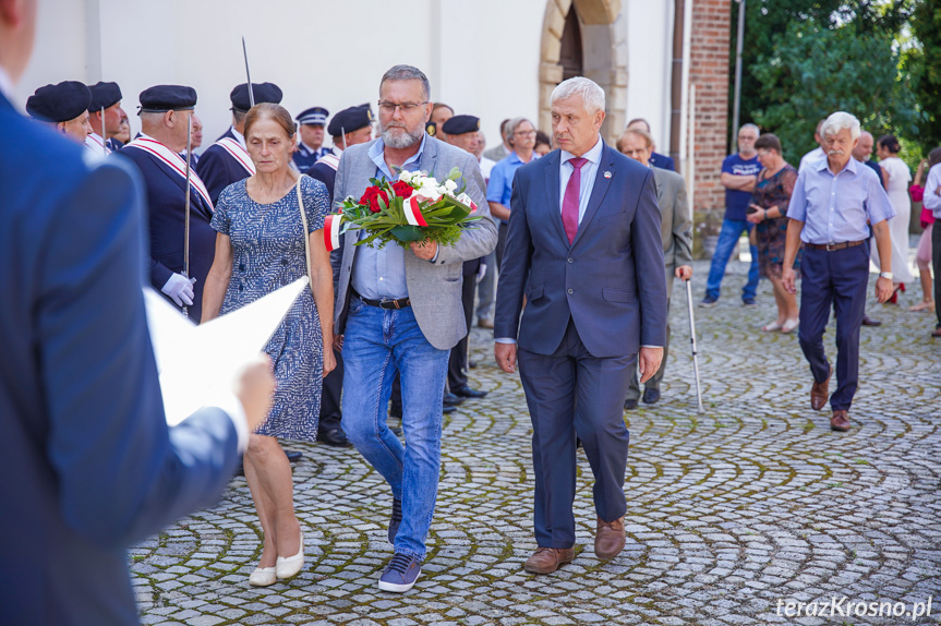 Odsłonięcie tablicy w Krośnie