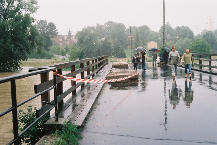 Wielka woda w Krośnie 2004