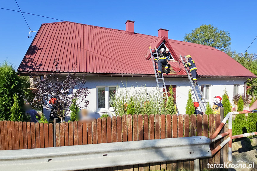 Targowiska. Zadymienie w budynku mieszkalnym