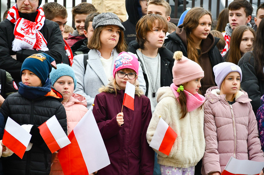 Apel dla Biało-Czerwonej przy LO w Rymanowie i SP w Rymanowie