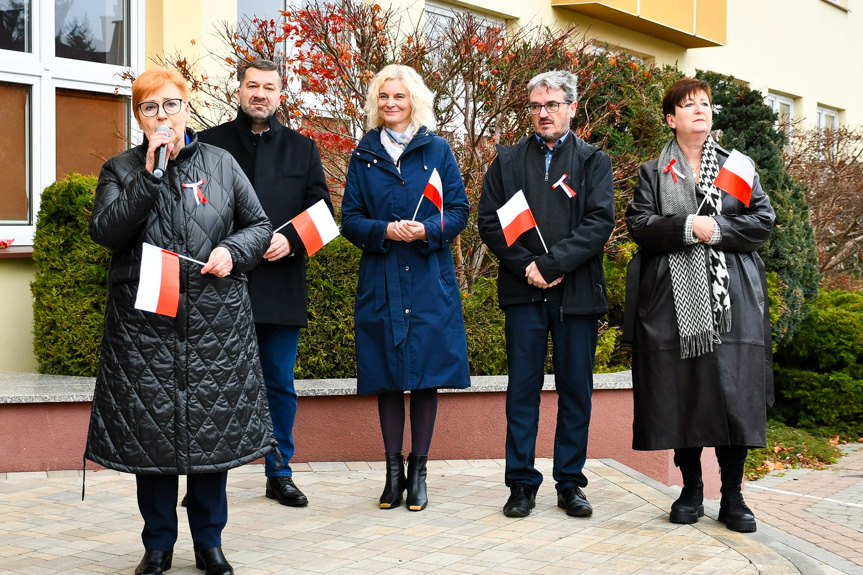 Apel dla Biało-Czerwonej przy LO w Rymanowie i SP w Rymanowie