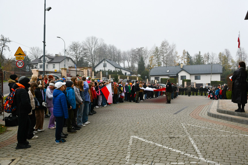 Apel dla Biało-Czerwonej przy LO w Rymanowie i SP w Rymanowie