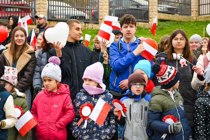 Apel dla Biało-Czerwonej przy LO w Rymanowie i SP w Rymanowie