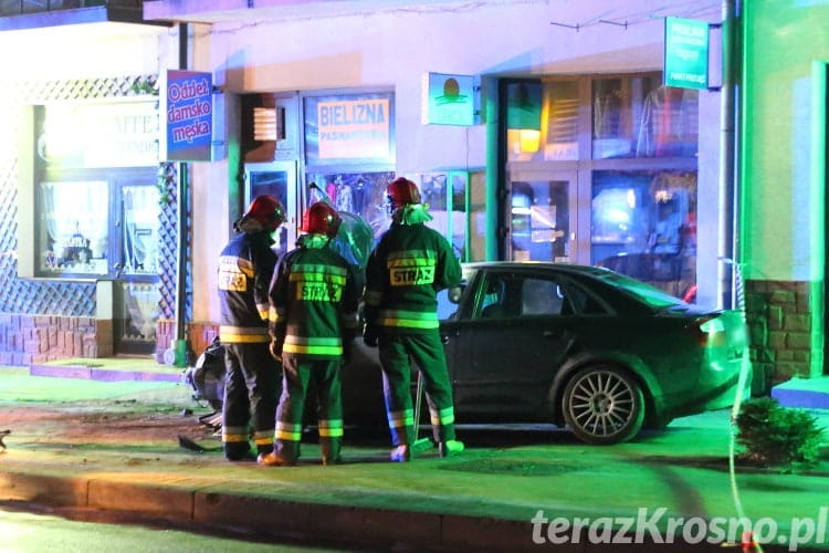 Audi uderzyło w sklep