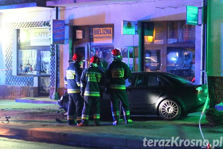 Audi uderzyło w sklep