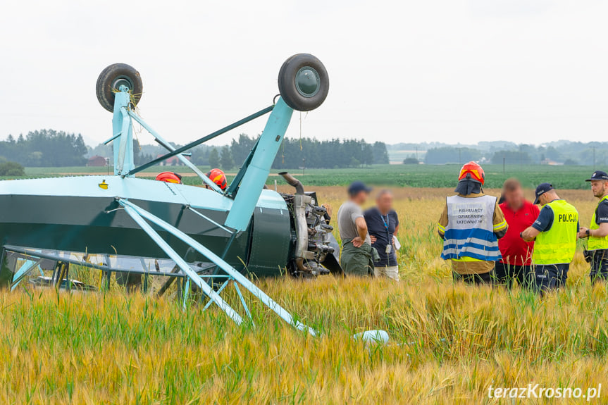 Awaryjne lądowanie samolotu Chrząstówce