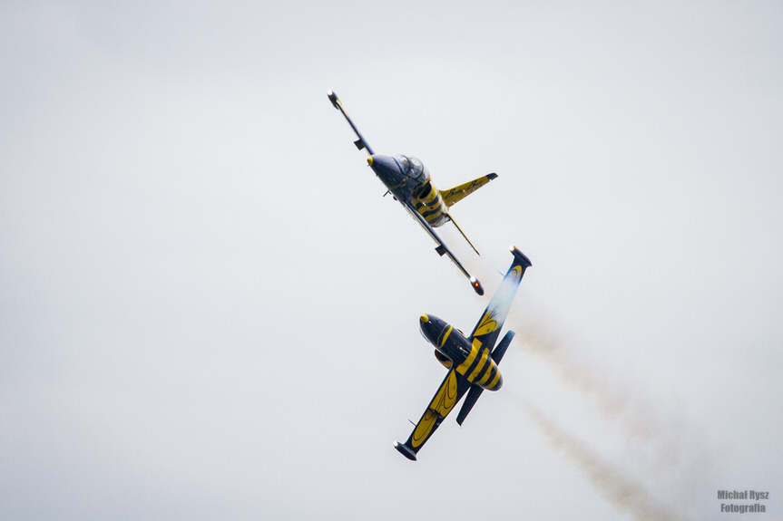 Balony nad Krosnem 2019 - Pokaz Baltic Bees Jet Team