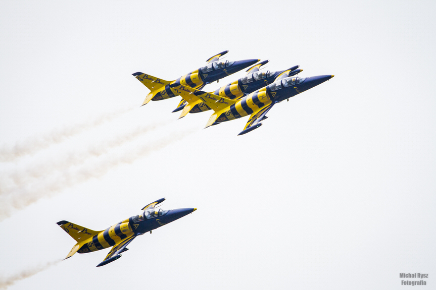 Balony nad Krosnem 2019 - Pokaz Baltic Bees Jet Team