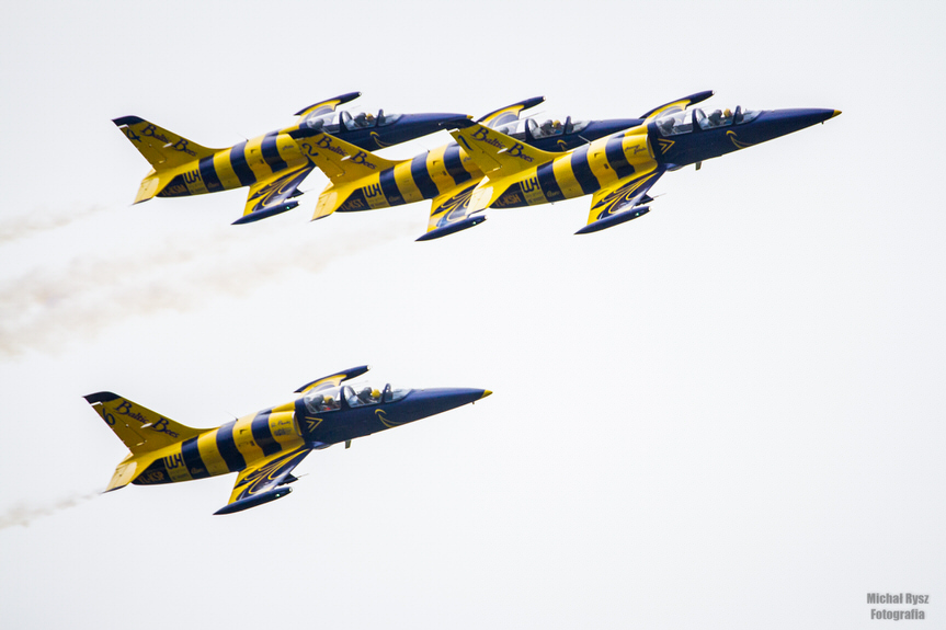 Balony nad Krosnem 2019 - Pokaz Baltic Bees Jet Team