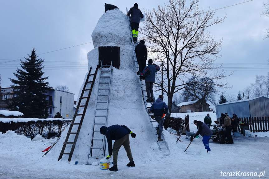 Bałwan gigant w Faliszówce