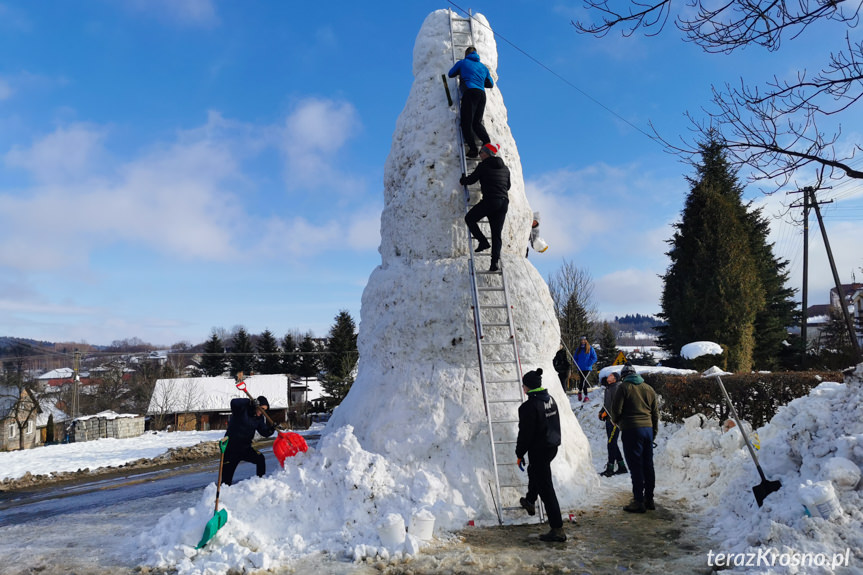 Bałwan gigant w Faliszówce