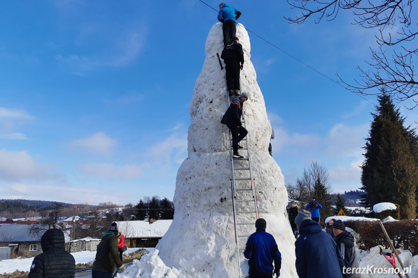 Bałwan gigant w Faliszówce