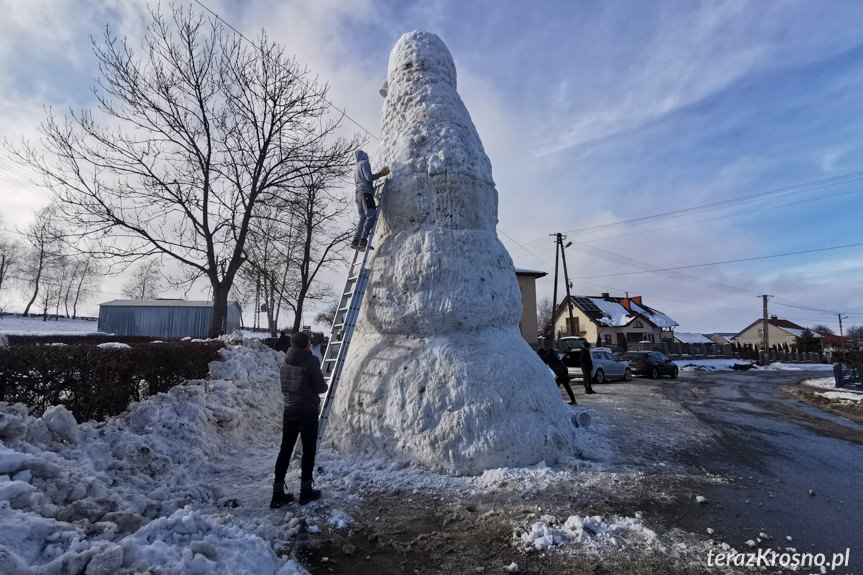 Bałwan gigant w Faliszówce