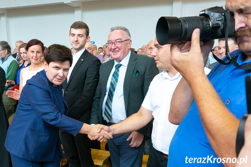 Beata Szydło w Rogach