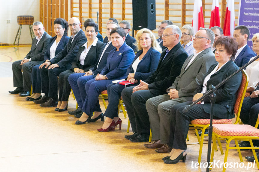 Beata Szydło w Rogach