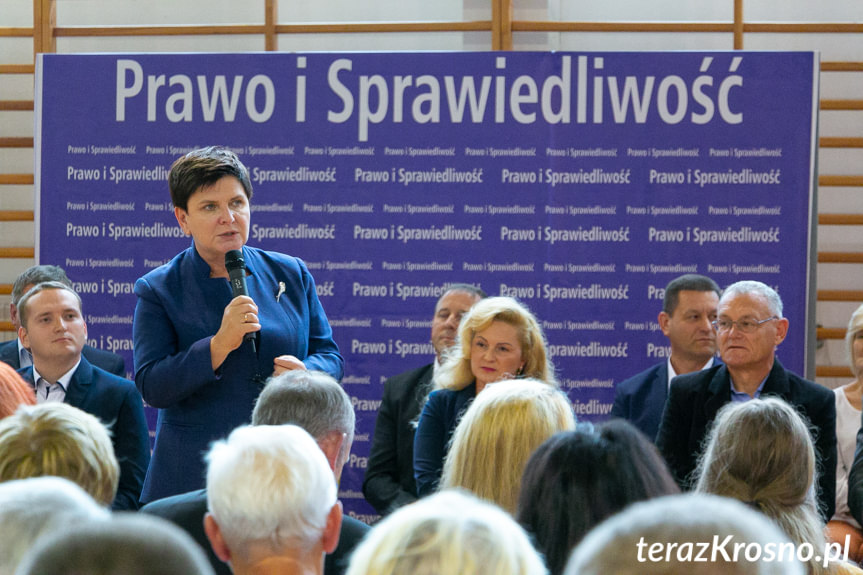 Beata Szydło w Rogach